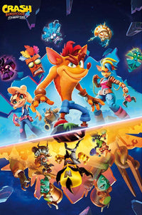 ABYstyle Crash Bandicoot It'S About Time Poster 61x91,5cm | Yourdecoration.at