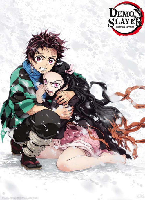 ABYstyle Demon Slayer Tanjiro & Nezuko Snow Poster 38x52cm | Yourdecoration.at