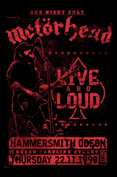 Abystyle Gbydco170 Motorhead Loud And Live Poster 61x91,5cm | Yourdecoration.at