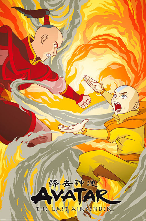 Abystyle Gbydco199 Avatar Aang Vs Zuko Poster 61x91,5cm | Yourdecoration.at