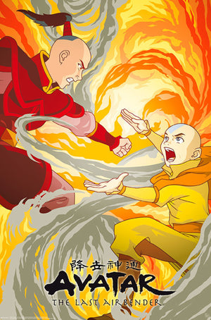 Abystyle Gbydco199 Avatar Aang Vs Zuko Poster 61x91,5cm | Yourdecoration.at