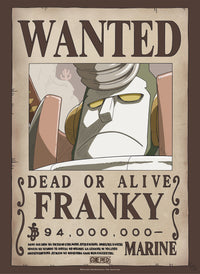 Abystyle Gbydco235 One Piece Wanted Franky Poster 38x52cm | Yourdecoration.at