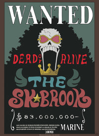 Abystyle Gbydco236 One Piece Wanted Brook Poster 38x52cm | Yourdecoration.at