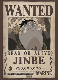 Abystyle Gbydco237 One Piece Wanted Jinbe Poster 38x52cm | Yourdecoration.at