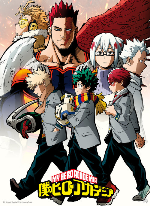 Abystyle Gbydco245 My Hero Academia Endeavor Agency Arc Poster 38x52cm | Yourdecoration.at