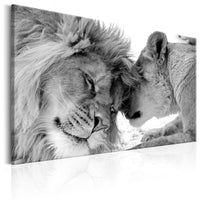 Artgeist Lions Love Canvas Leinwandbilder | Yourdecoration.at