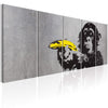 Artgeist Monkey and Banana Canvas Leinwandbilder 5-teilig | Yourdecoration.at