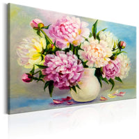 Artgeist Peonies Bouquet of Happiness Canvas Leinwandbilder | Yourdecoration.at