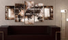 Artgeist Platinum map Canvas Leinwandbilder 5-teilig Interieur | Yourdecoration.at