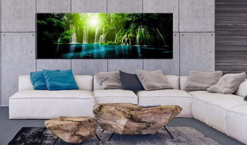 Artgeist Sapphire Lake Canvas Leinwandbilder Interieur | Yourdecoration.at