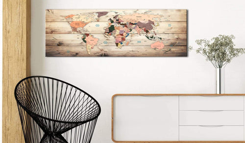 Artgeist World Maps Map of Dreams Canvas Leinwandbilder Interieur | Yourdecoration.at