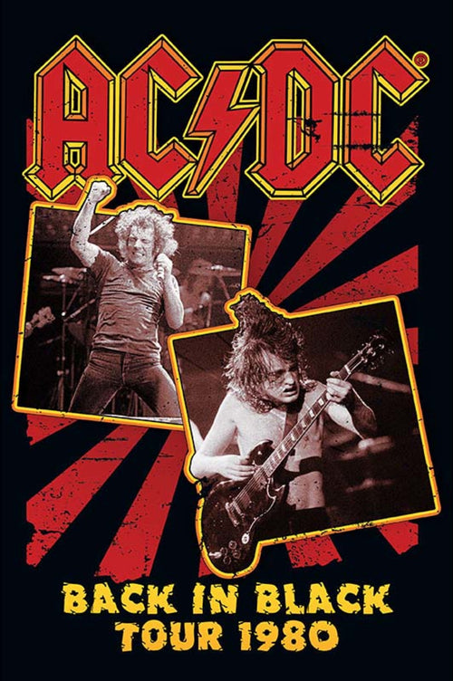 GBeye Ac/Dc Back In Black 80 Poster 61x91,5cm | Yourdecoration.at
