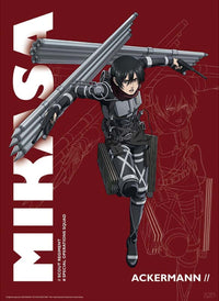 GBeye Attack On Titan Season 4 Mikasa Poster 38x52cm | Yourdecoration.at