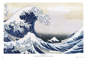 GBeye Hokusai Great Wave Poster 91,5x61cm | Yourdecoration.de