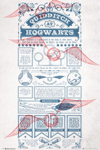 Gbeye Harry Potter Quidditch At Hogwarts Poster 61X91 5cm | Yourdecoration.de