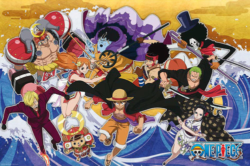 Gbeye GBYDCO036 One Piece The Crew In Wano Country Poster 91-5x61cm | Yourdecoration.at