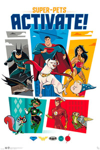 Gbeye GBYDCO069 Dc Comics League Of Superpets Activate Poster 61x 91-5cm | Yourdecoration.at
