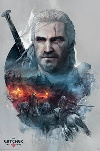 Gbeye GBYDCO112 The Witcher Geralt Poster 61x 91-5cm | Yourdecoration.at