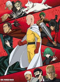 Gbeye GBYDCO123 One Punch Man Gathering Of Heroes Poster 38x52cm | Yourdecoration.at