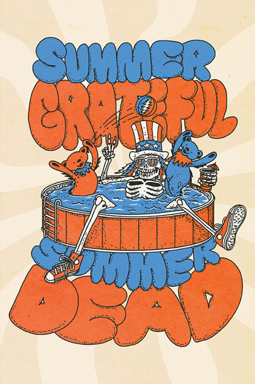 gbeye gbydco182 grateful dead summer poster 61x91 5cm | Yourdecoration.at