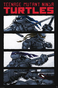 Gbeye GBYDCO186 Tmnt Comics Black And White Poster 61x 91-5cm | Yourdecoration.at