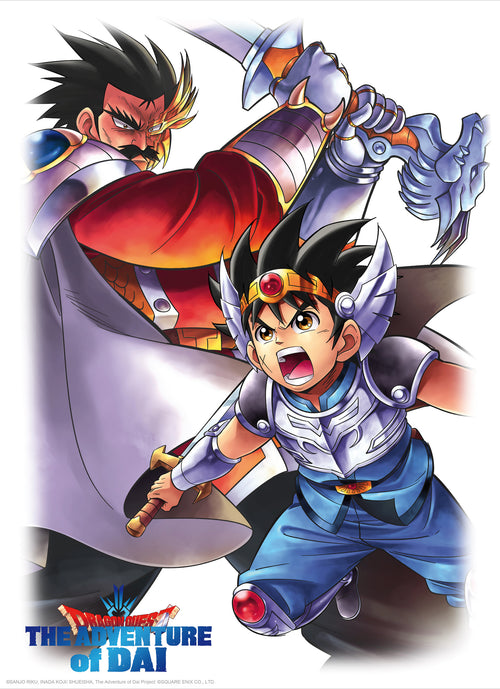 gbeye gbydco189 dragon quest dai and baran poster 38x52cm | Yourdecoration.at