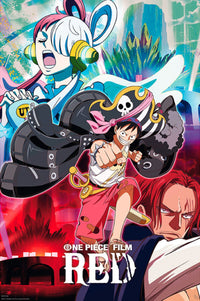 Gbeye GBYDCO194 One Piece Red Movie Poster Poster 61x 91-5cm | Yourdecoration.at