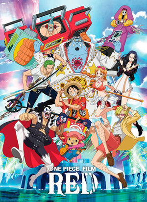Gbeye GBYDCO196 One Piece Red Festival Poster 38x52cm | Yourdecoration.at