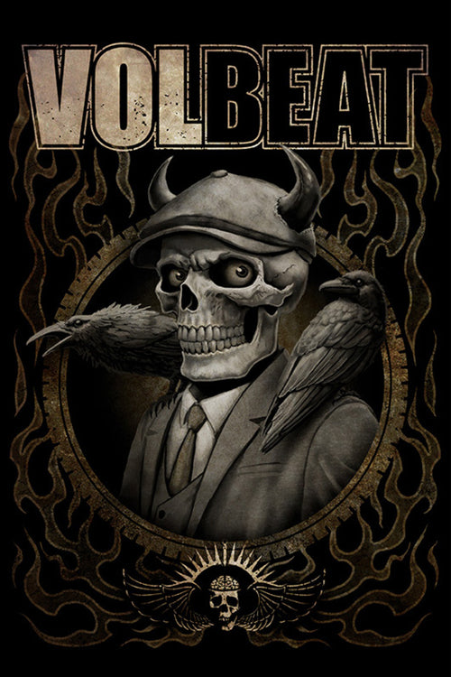 gbeye gbydco204 volbeat skeleton poster 61x91 5cm | Yourdecoration.at