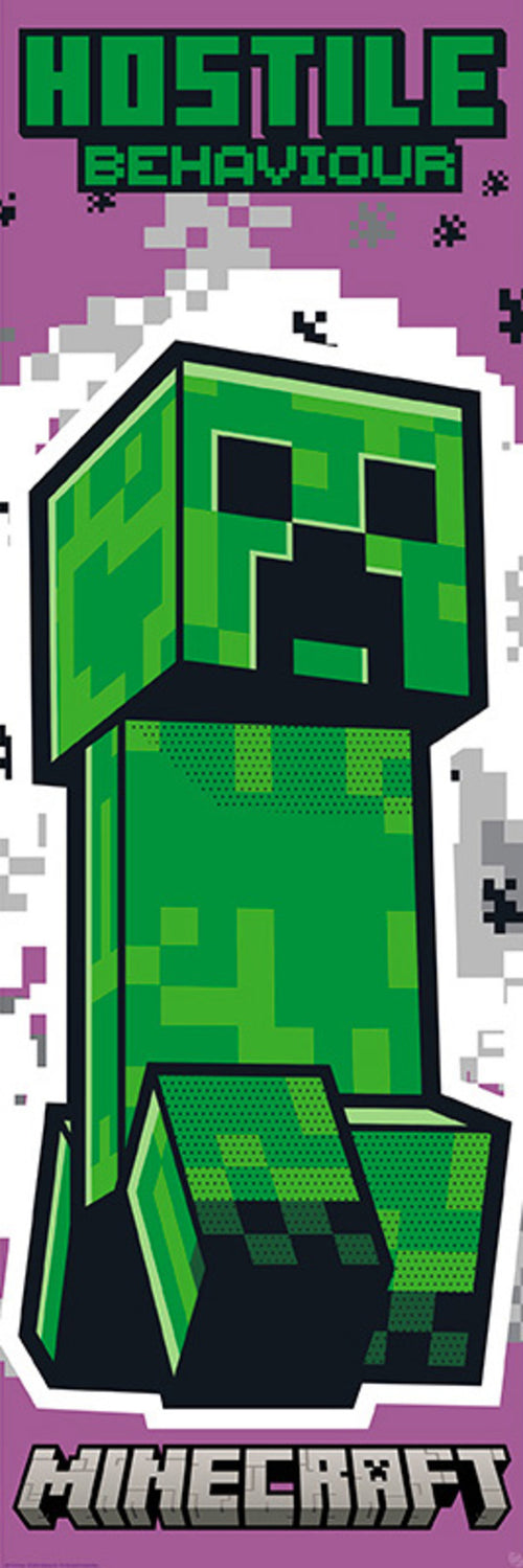 Gbeye Gbydco208 Minecraft Creeper Poster 53x158cm | Yourdecoration.at