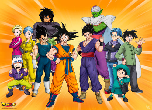 gbeye gbydco324 dragon ball hero gokus group poster 91 5x61cm | Yourdecoration.at