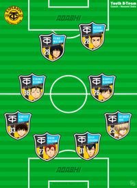 Gbeye Gbydco392 Ao Ashi Squad B Formation Poster 38x52cm | Yourdecoration.at