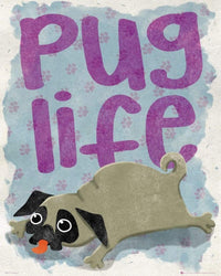 GBeye Pug Life Poster 40x50cm | Yourdecoration.de
