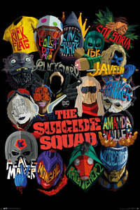 Gbeye The Suicide Squad Icons Poster 61X91 5cm | Yourdecoration.de