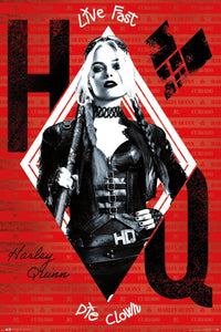 Gbeye The Suicide Squad Harley Poster 61X91 5cm | Yourdecoration.de
