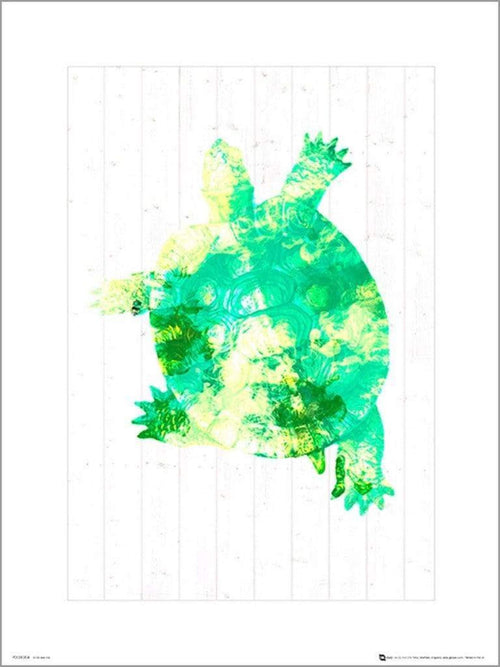GBeye Seaside Turtle Green
 Kunstdruck | Yourdecoration.de