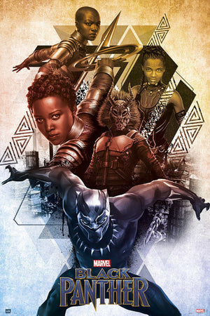 Grupo Erik GPE5190 Marvel Black Panther Poster 61X91,5cm | Yourdecoration.at