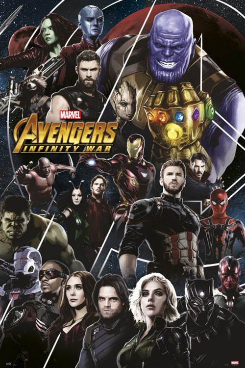 Grupo Erik GPE5243 Avengers Infinity War 2 Poster 61X91,5cm | Yourdecoration.at