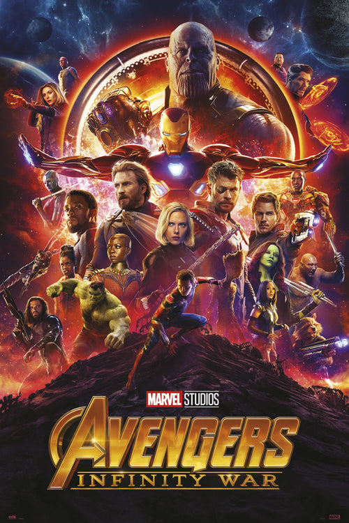 Grupo Erik GPE5252 Avengers Infinity War One Sheet Poster 61X91,5cm | Yourdecoration.at
