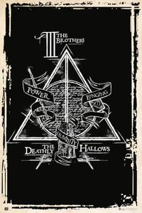 Grupo Erik GPE5320 Harry Potter Deathly Hallows Symbol Poster 61X91,5cm | Yourdecoration.at