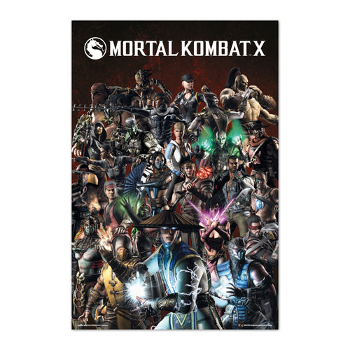 Grupo Erik GPE5510 Mortal Kombat Characters Poster 61X91,5cm | Yourdecoration.at