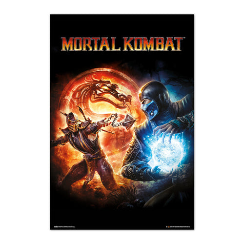 Grupo Erik GPE5511 Mortal Kombat 9 Videogame Poster 61X91,5cm | Yourdecoration.at