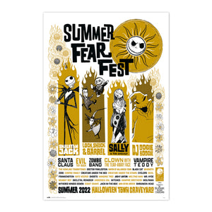 Grupo Erik GPE5521 Disney Nightmare Before Christmas Summer Fear Fest Poster 61X91,5cm | Yourdecoration.at