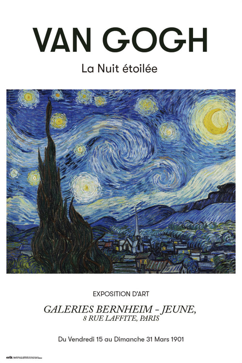 Grupo Erik GPE5545 Van Gogh La Nuit Etoilee Poster 61X91,5cm | Yourdecoration.at