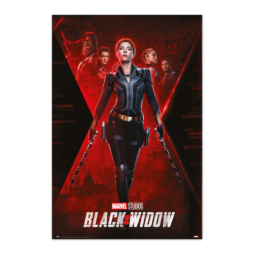 Grupo Erik GPE5574 Marvel Black Widow Poster 61X91,5cm | Yourdecoration.at