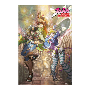 Grupo Erik Gpe5617 Jojos Bizarre Adventure Joseph Joestar Caesar Zeppeli Poster 61X91 5cm | Yourdecoration.at