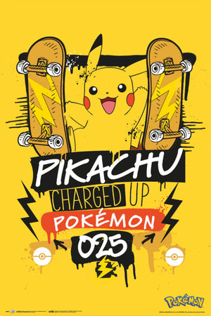 Grupo Erik Gpe5655 Pokemon Pikachu Charged Up 025 Poster 61x91 5cm | Yourdecoration.at