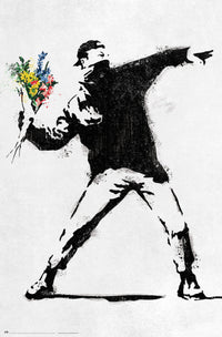 grupo erik gpe5731 the flower thrower poster 61x91 5cm | Yourdecoration.at