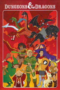 grupo erik gpe5737 dungeons dragons the animated series poster 61x91 5cm | Yourdecoration.at