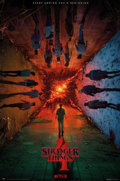 grupo erik gpe5755 stranger things teaser season 4 poster 61x91 5cm | Yourdecoration.at